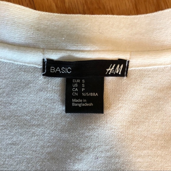 White V-Neck Basic Cardigan - H&M - Small - Picture 7 of 7